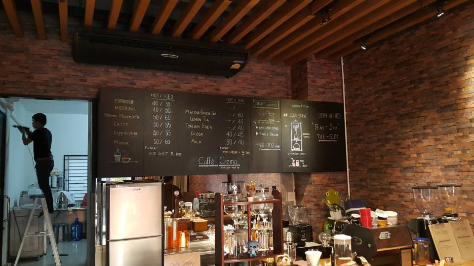 ร้าน Caffe' Crema อ.หาดใหญ่ จ.สงขลา